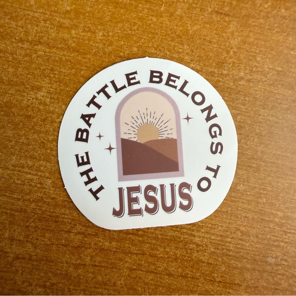 Inspirational Sticker with‎ Sun Design